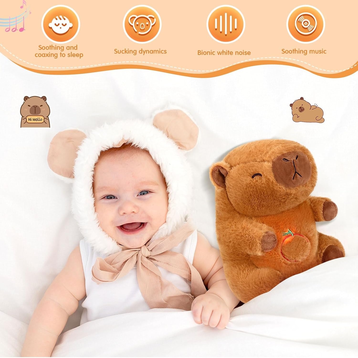 Breathing Stuffed Teddy  SKU: WB-SA1608